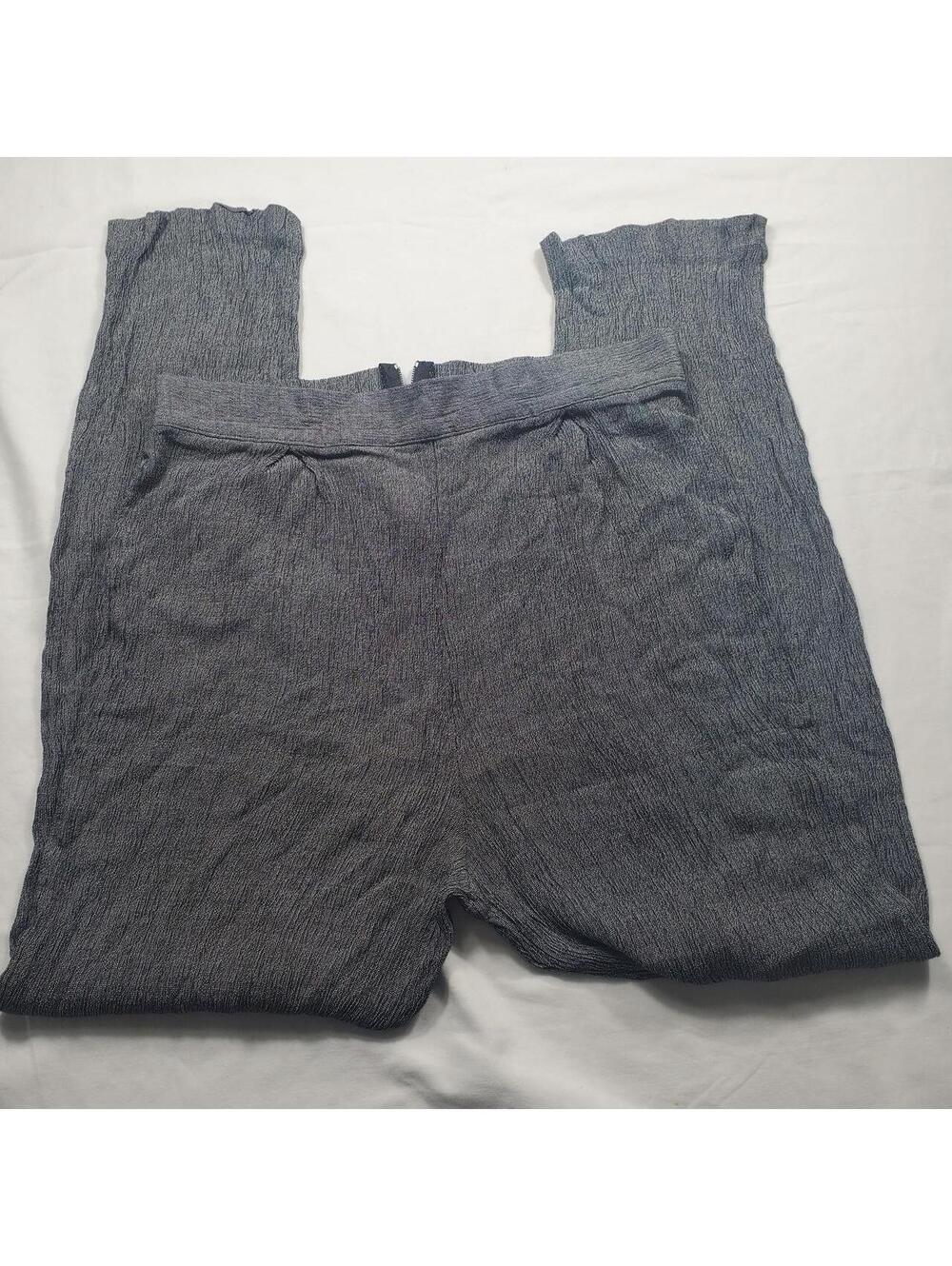 Perceptions Women's Grey Elastic Waist sz 12